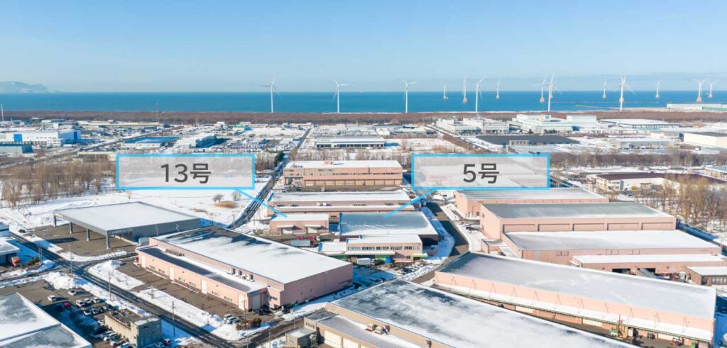 石狩湾新港　倉庫